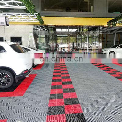 CH Approved Non-Toxic Eco-Friendly Waterproof Square Durable Flexible Easy To Clean 40*40*4cm Garage Floor Tiles