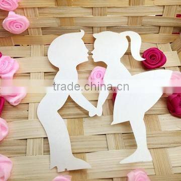 Groom Bride Wedding Party Decoration Red Place Card for Wine Glass Quality Choice