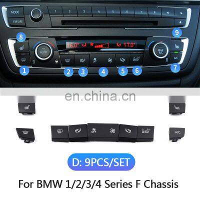 Console AC Heater Climate Ventilation Volume Control Button 9Pcs For BMW 1 2 3 4 F Series F20 F30 F35 F45 F46 F80 64119287341 photo-2