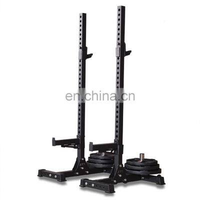 Multi-functional squat rack household fitness equipment non-frame split squat bench press bar weight lifting bed commercial