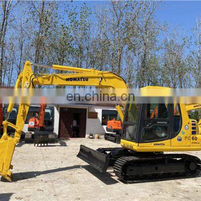 High quality mini excavator pc60-7 , Second hand pc60-7 pc60-8 excavator , Komatsu digging machine