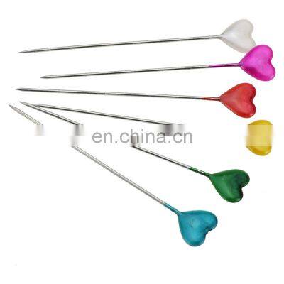 Wholesale 55mm Fashion Light Pink Heart Shape Pin Decorating Sewing Pin Head Pin Needle
