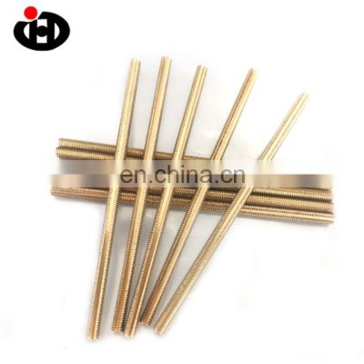 High Quality JINGHONG ISO9001 Hardware Copper Slotted Stud Bolts