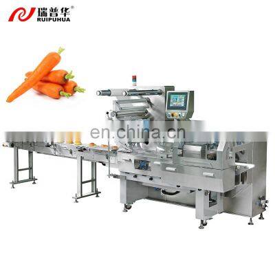 Saudi Arabia Carrot Vegetable Horizontal Packaging Machine Flow Pack Machine Pillow Pack Machine