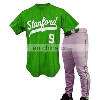 Design your Own Baseball Softball Uniforms 100 % Polyester Baseball Uniforms Top Selling Baseball Uniforms