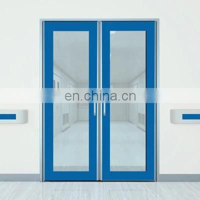 standard double panels swing style railsemi-automatic casement door