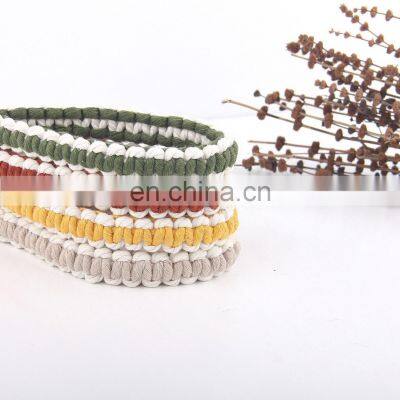 Hot Sale Macrame Wristlet Keychain Car Keys Wristlet Crochet Wrist Lanyard Charm Boho Rustic photo-2