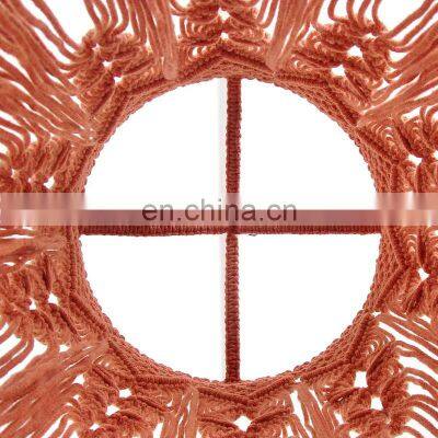 Hot Sale Macrame Lampshade Boho Ceiling Light Handmade High Quality photo-4