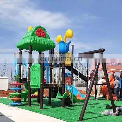 Kids Playground Houses Outdoor Swing Set for Preschool Playground Equipment photo-2