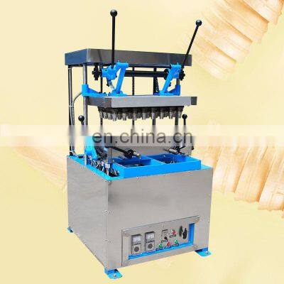 Automatic Wafer Machine and Cones 4 Mold Rolled Sugar Ice Cream Wafle Cone Baking Making Machine photo-4
