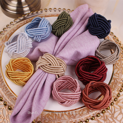 New Style Multi Colored Napkin Ring Holder For Wedding And Home Table Decoration