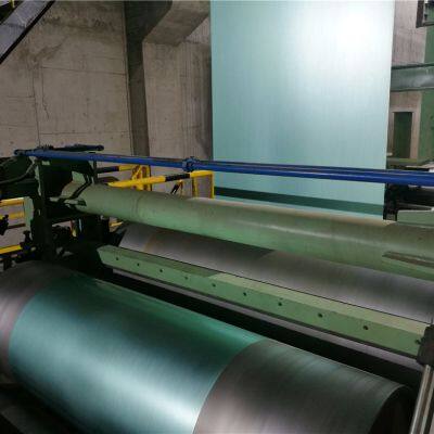 Unflowered aluminum-plated zinc coil can be opened and cut