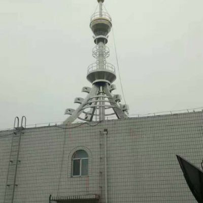 Telecommunication Rdu Hot-DIP Galvanized Steel Mobile Radio and Television Tower