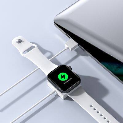 Mini USB Port Magnetic Portable Watch Wireless Charger Travel Portable Safe Charging