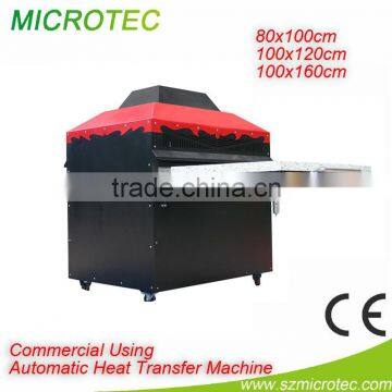 pneumatic Large format 80x100cm,100x120cm, 100x160cm wholesale t shirt heat transfer machine