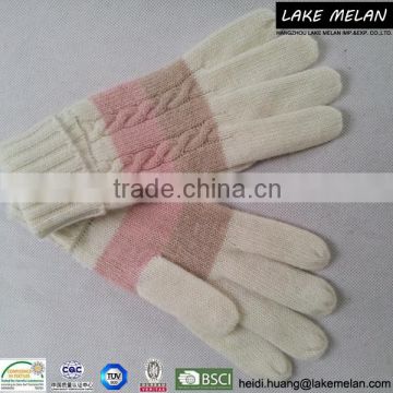 80%Wool 20%Nylon Mitten For Lady