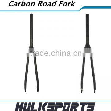 High-end road bike carbon front fork 3k/ud bicycle disc-brake fork 370mm carbon road fork