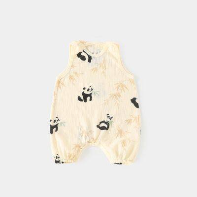 Newborn Bodysuit Baby Clothes Vest Summer Kids Romper Climb Crawl Suit Children's Pajama Onesie Jumpsuit photo-5