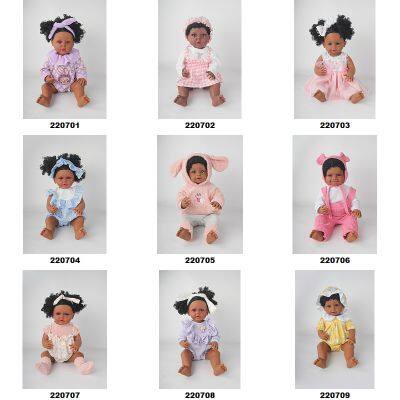 21.5 Inch 55cm Reborn Baby Dolls African American Realistic Baby Doll Newborn Baby Dolls