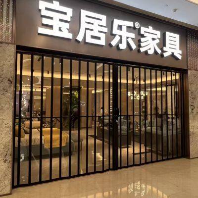 Luxury Aluminum Folding Door | Full-View Transparent Design | Elevate Your Store Image