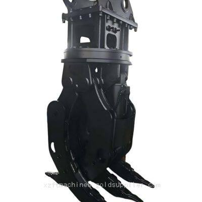 Hydraulic Rotatory Stone Grapple for 20 Ton Excavator