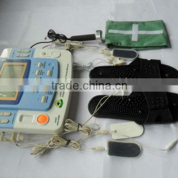 EA-F29 integrated digital whole body massager with ultrasound, laser, 7 channels,eye care,AC&DC,CE,ISO 13485 approved