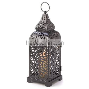 Luminous Black Mini Metal Crafts Home Decorative Birdcage Tea Light
