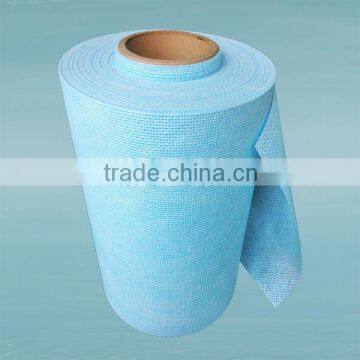 dyeing blue spunlace solid color non woven cloth