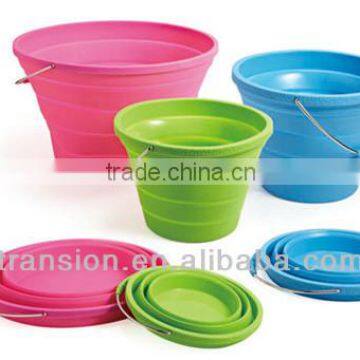 Portable and Eco friendly collapsible silicone beer bucket