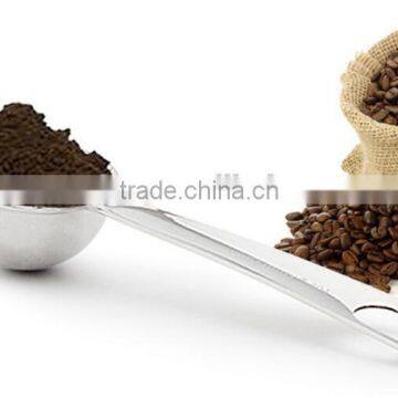 stainless steel 304 coffee spoon with hole