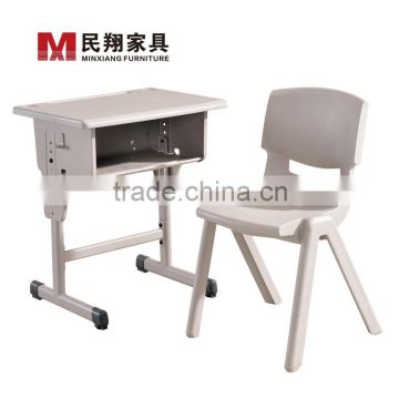 High Quality Single School Desk And Chair/classroom Desk And Chair/metal School Furniture