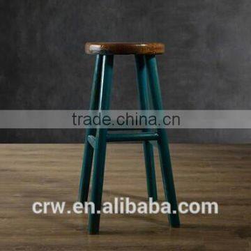 Y-1458 cheap newly wooden home goods outdoor patio bar stool