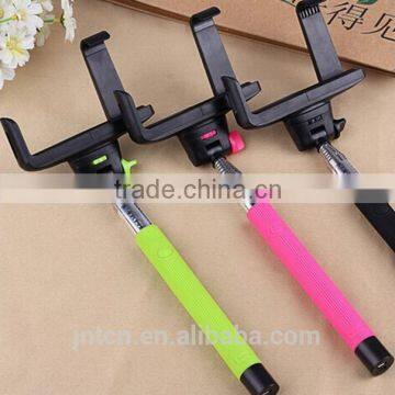 Mobile phone holder monopod, rechargeable bluetooth selfie stick QC12