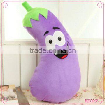 Vegetables Purple Eggplant Pillow Cute Plush Pillow Fashion Baby Toys