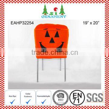 Pumpkin chair cover for halloween deocrating