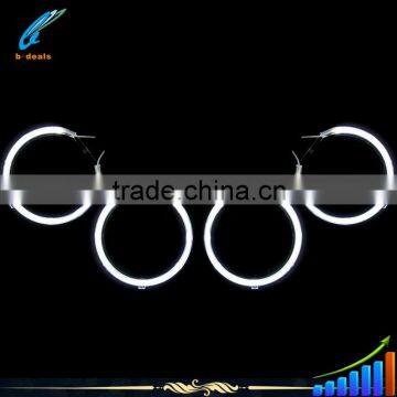 white color universal ccfl angel eyes halo rings for bmw e34 e39 OEM