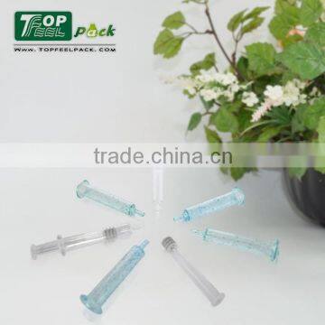 Mini Small Size 2ml Syring for Cosmetic Packaging , for Eye Serum Care