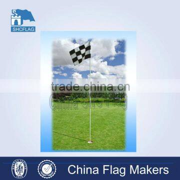 Advertising plastic tube golf flag