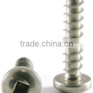Sheet Metal Screws Stainless Steel Pan Head Square Drive