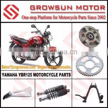 Yam. YBR125 Motorcycle Parts/Rear Sprocket, Rear Shock Absorber, Foot Rest