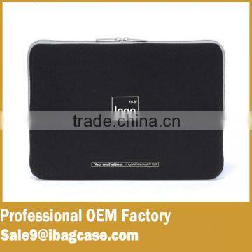 Water resistant Neoprene Laptop Sleeve Case Bag/Notebook Computer Case/Briefcase Carrying Bag
