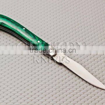 CITIZEN KNIVES, BEAUTIFUL CUSTOM HAND MADE STAINLESS STEEL FOLDING KNIFE photo-3