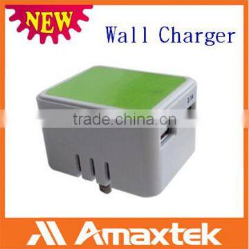 Mini Dual USB Wall Charger power adaptor for mobile Phone