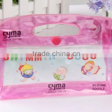 Sundry Plastic Goods Pouch Make Up Bags/ PVC Material Bags With Zipper