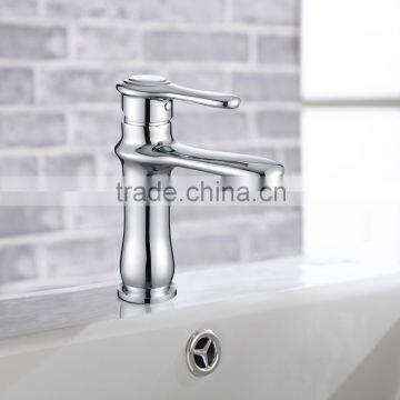 Sanitary Ware Solid Brass Single Hole Mounted Durable Basin Tap photo-2