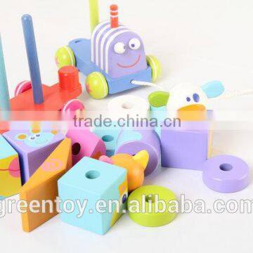 kids toy wood blocks building toy