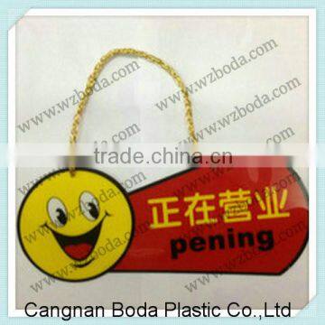 Custom acrylic sheet sign/acrylic plastic sign with logo /plastic door sign