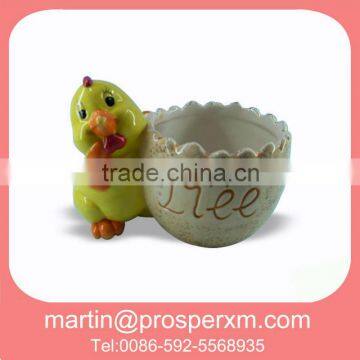 Ceramic easter egg craft decoration