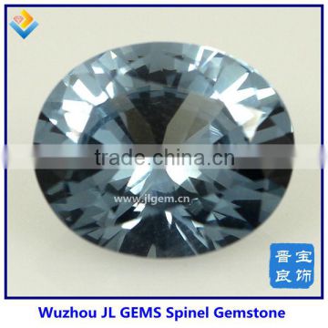 Synthetic Oval shape Cut Light Blue Amazing Spinel gemstone in best factory price