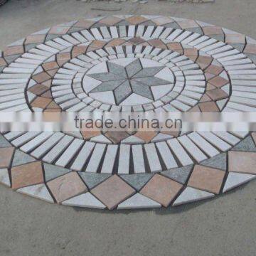 natural stone round mosaic